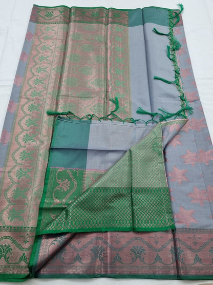Kanchipuram Blended Semi Fancy Silk Saree 233 – Kanchipuram Lakshaya Silks