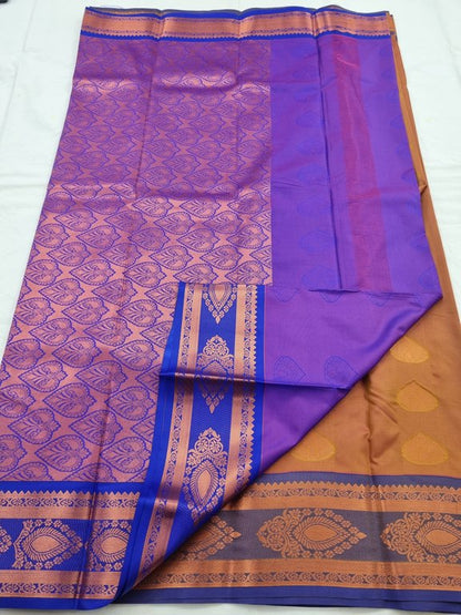 Kanchipuram Blended Semi Fancy Silk Saree 234 – Kanchipuram Lakshaya Silks