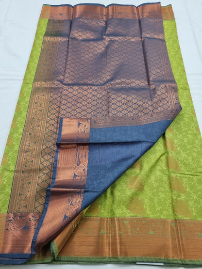 Kanchipuram Blended Semi Fancy Silk Saree 235 – Kanchipuram Lakshaya Silks