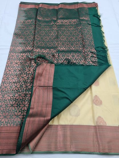 Kanchipuram Blended Semi Fancy Silk Saree 238 – Kanchipuram Lakshaya Silks