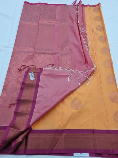 Kanchipuram Blended Semi Fancy Silk Saree 239 – Kanchipuram Lakshaya Silks