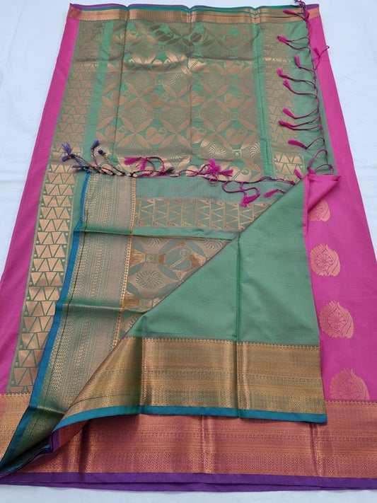 Kanchipuram Blended Semi Fancy Silk Saree 242