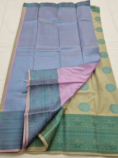 Kanchipuram Blended Semi Fancy Silk Saree 245 – Kanchipuram Lakshaya Silks