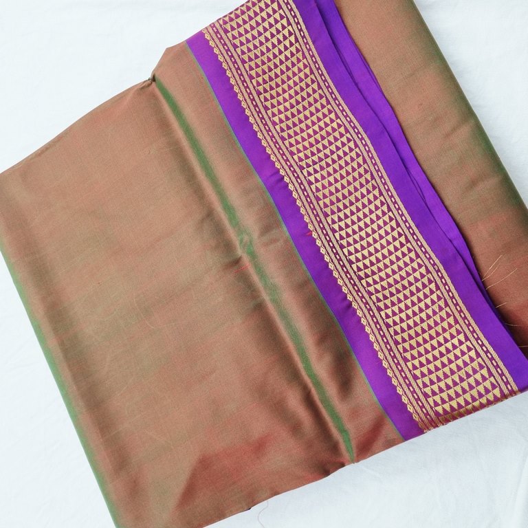 Kanchipuram Traditional 9 Yards Pure Silk Saree 039
