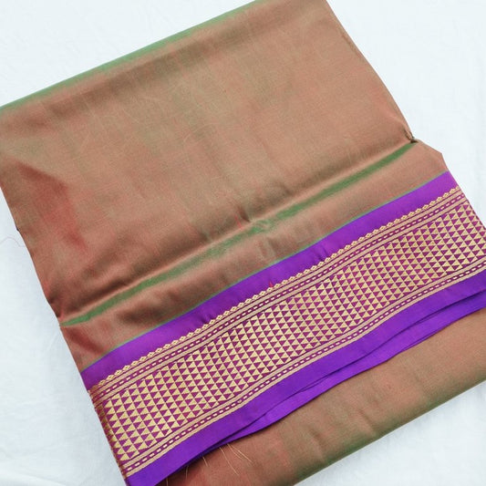 Kanchipuram Traditional 9 Yards Pure Silk Saree 039