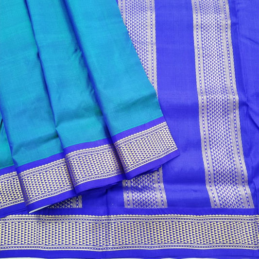 Kanchipuram Traditional 9 Yards Pure Silk Saree 040