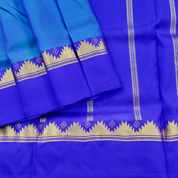 Kanchipuram Traditional 9 Yards Pure Silk Saree 041