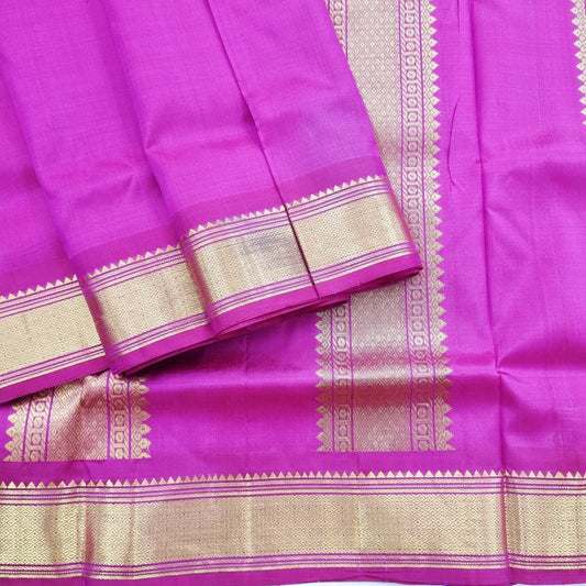 Kanchipuram Traditional 9 Yards Pure Silk Saree 042