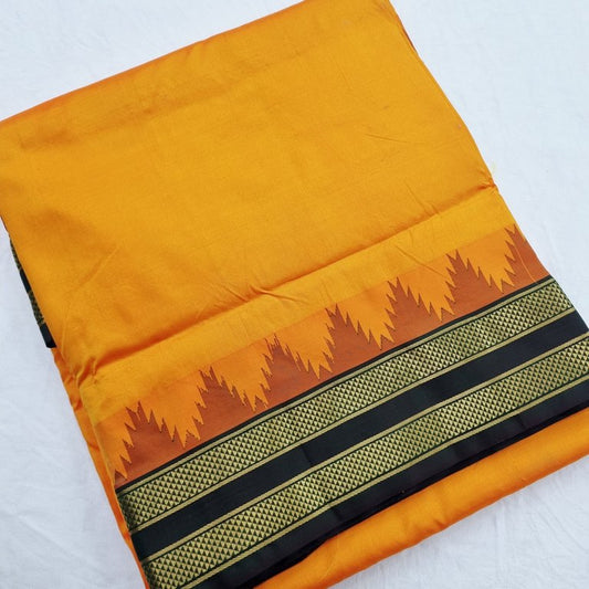 Kanchipuram Traditional 9 Yards Koorvai Pure Silk Saree 011