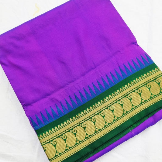 Kanchipuram Traditional 9 Yards KoorvaiPure Silk Saree 013