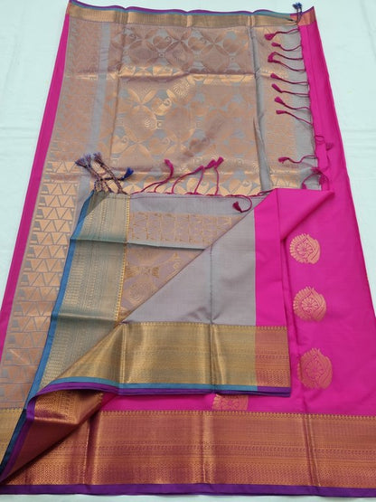 Kanchipuram Blended Semi Fancy Silk Saree 247 – Kanchipuram Lakshaya Silks