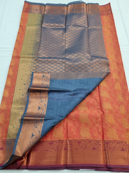 Kanchipuram Blended Semi Fancy Silk Saree 251 – Kanchipuram Lakshaya Silks