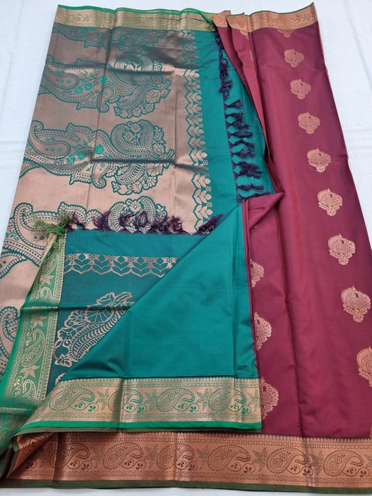 Kanchipuram Blended Semi Fancy Silk Saree 252