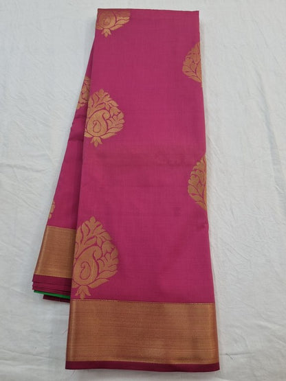 Kanchipuram Blended Semi Fancy Silk Saree 255 – Kanchipuram Lakshaya Silks