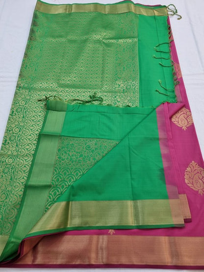 Kanchipuram Blended Semi Fancy Silk Saree 255 – Kanchipuram Lakshaya Silks