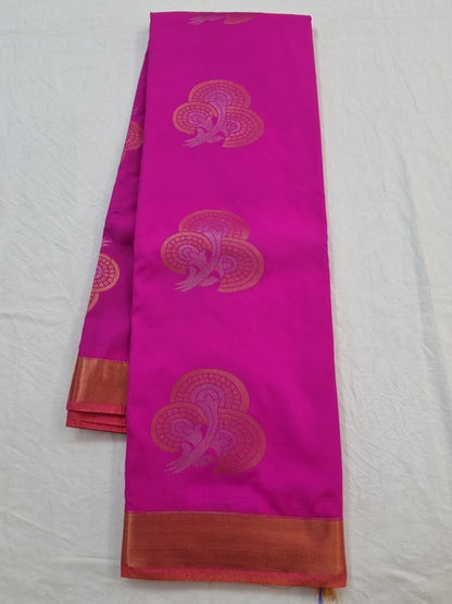 Kanchipuram Blended Semi Fancy Silk Saree 262 – Kanchipuram Lakshaya Silks