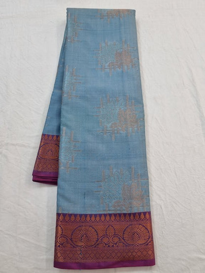 Kanchipuram Blended Semi Fancy Silk Saree 268 – Kanchipuram Lakshaya Silks