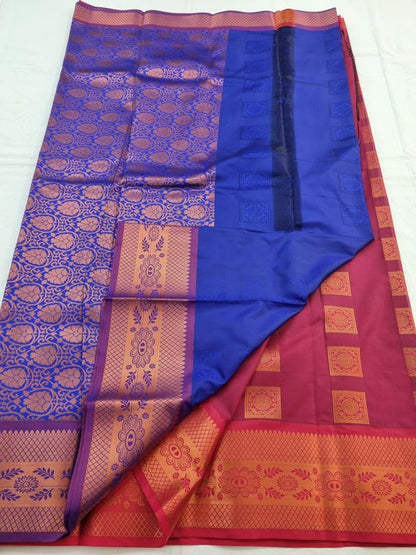 Kanchipuram Blended Semi Fancy Silk Saree 270 – Kanchipuram Lakshaya Silks