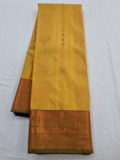 Kanchipuram Blended Semi Fancy Silk Saree 273 – Kanchipuram Lakshaya Silks