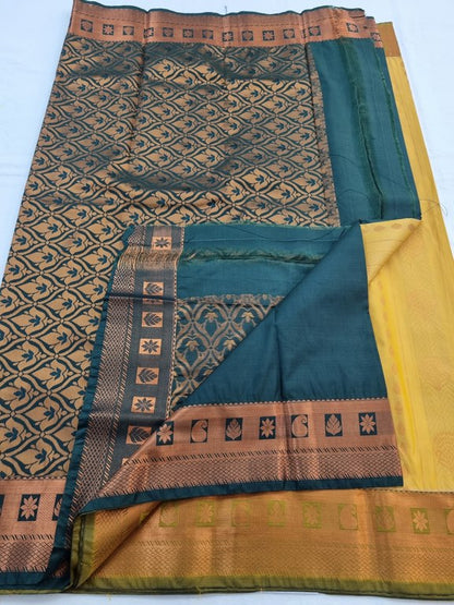 Kanchipuram Blended Semi Fancy Silk Saree 273 – Kanchipuram Lakshaya Silks