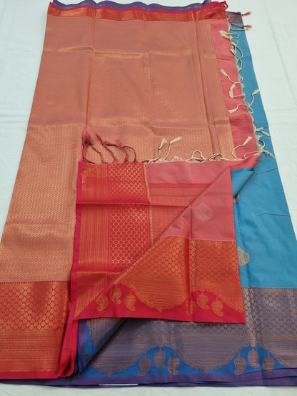 Kanchipuram Blended Semi Fancy Silk Saree 274 – Kanchipuram Lakshaya Silks