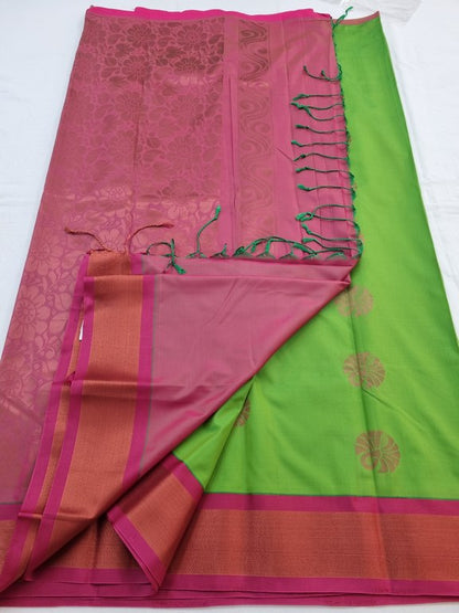 Kanchipuram Blended Semi Fancy Silk Saree 276 – Kanchipuram Lakshaya Silks