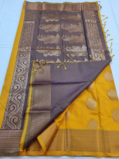 Kanchipuram Blended Semi Fancy Silk Saree 277 – Kanchipuram Lakshaya Silks