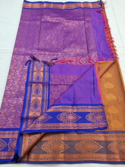 Kanchipuram Blended Semi Fancy Silk Saree 278 – Kanchipuram Lakshaya Silks