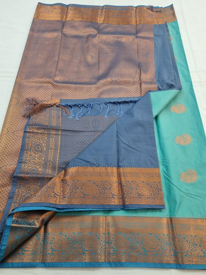 Kanchipuram Blended Semi Fancy Silk Saree 279 – Kanchipuram Lakshaya Silks