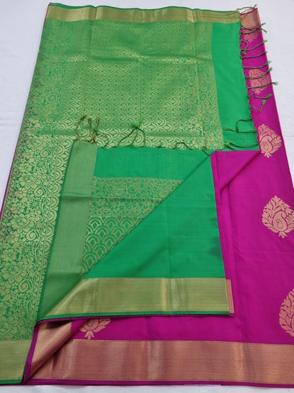 Kanchipuram Blended Semi Fancy Silk Saree 281 – Kanchipuram Lakshaya Silks