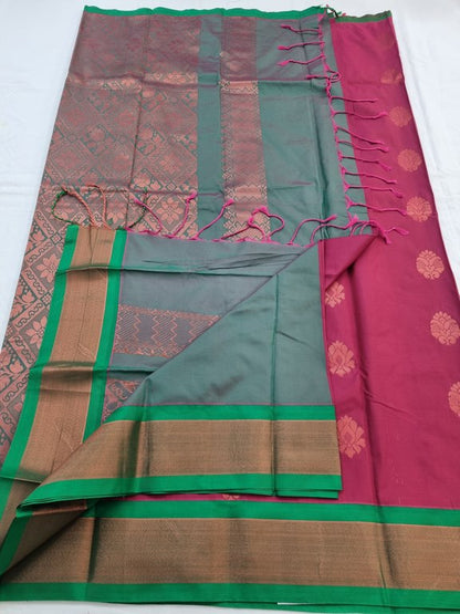 Kanchipuram Blended Semi Fancy Silk Saree 287 – Kanchipuram Lakshaya Silks