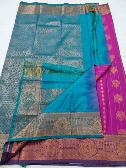 Kanchipuram Blended Semi Fancy Silk Saree 288 – Kanchipuram Lakshaya Silks