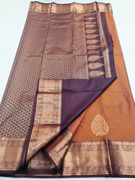 Kanchipuram Blended Bridal Silk Sarees 158