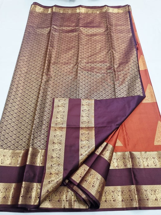 Kanchipuram Blended Bridal Silk Sarees 159