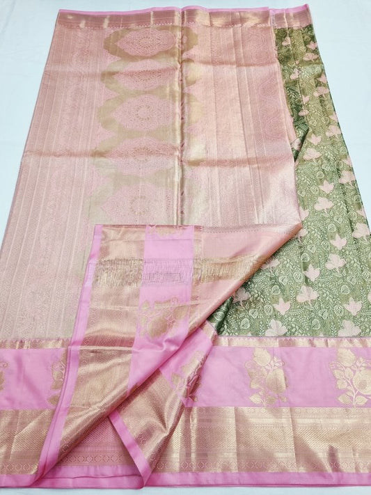 Kanchipuram Blended Tissue Silk Sarees 217