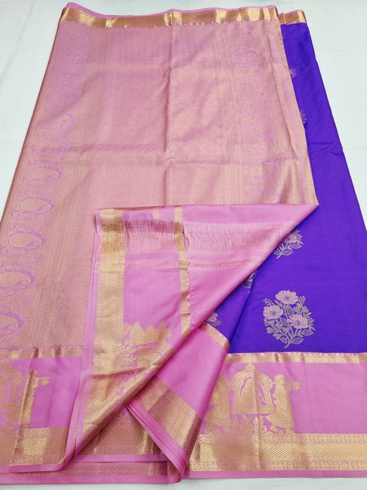 Kanchipuram Blended Bridal Silk Sarees 218