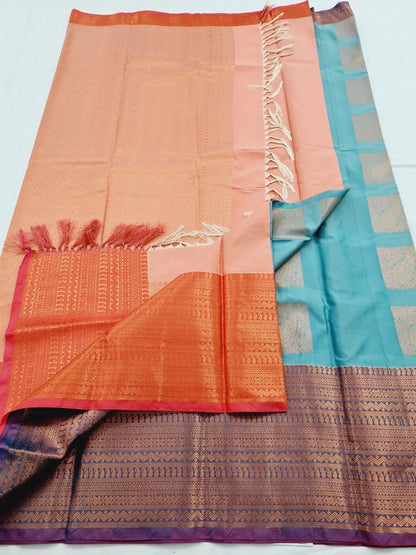 Kanchipuram Blended Semi Fancy Silk Saree 289 – Kanchipuram Lakshaya Silks