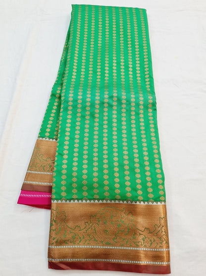 Kanchipuram Blended Semi Fancy Silk Saree 291 – Kanchipuram Lakshaya Silks