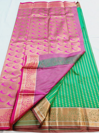 Kanchipuram Blended Semi Fancy Silk Saree 291 – Kanchipuram Lakshaya Silks