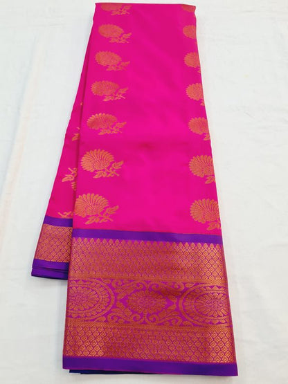 Kanchipuram Blended Semi Fancy Silk Saree 294 – Kanchipuram Lakshaya Silks