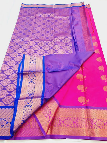 Kanchipuram Blended Semi Fancy Silk Saree 294 – Kanchipuram Lakshaya Silks