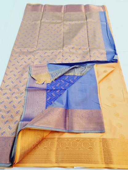 Kanchipuram Blended Semi Fancy Silk Saree 295 – Kanchipuram Lakshaya Silks