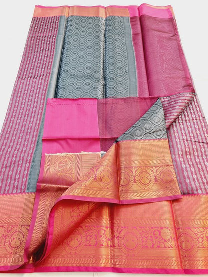 Kanchipuram Blended Semi Fancy Silk Saree 298 – Kanchipuram Lakshaya Silks