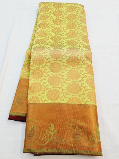 Kanchipuram Blended Semi Fancy Silk Saree 299 – Kanchipuram Lakshaya Silks