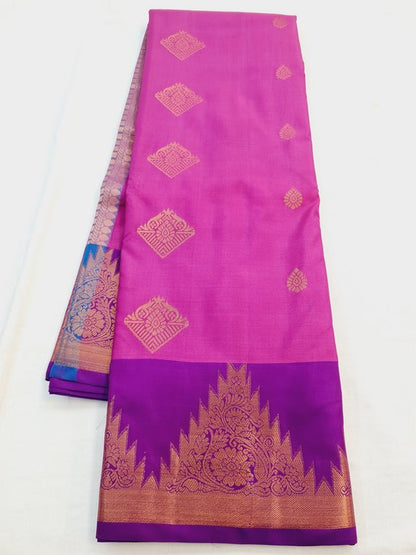 Kanchipuram Blended Semi Fancy Silk Saree 300 – Kanchipuram Lakshaya Silks