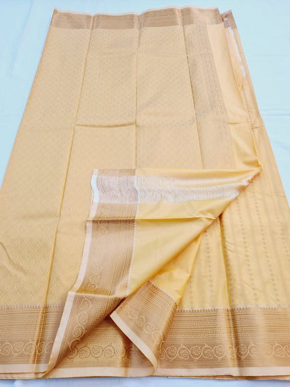 Kanchipuram Blended Semi Fancy Silk Saree 301 – Kanchipuram Lakshaya Silks
