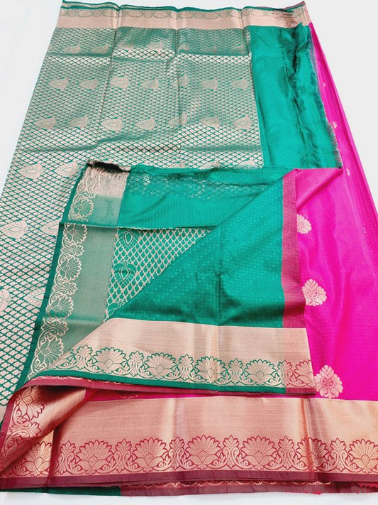 Kanchipuram Blended Semi Fancy Silk Saree 304