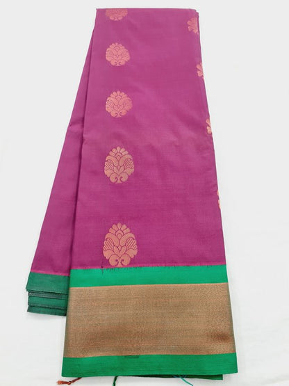 Kanchipuram Blended Semi Fancy Silk Saree 313 – Kanchipuram Lakshaya Silks