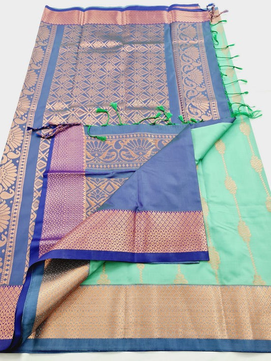 Kanchipuram Blended Semi Fancy Silk Saree 314