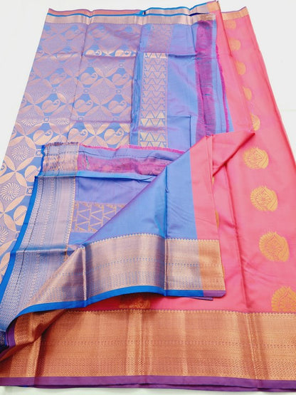 Kanchipuram Blended Semi Fancy Silk Saree 316 – Kanchipuram Lakshaya Silks